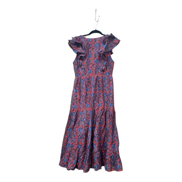 Roller Rabbit Lorien Ondine Dress Cotton Silk Blend - Picture 6 of 6